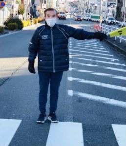 2021年1月の通学安全確保の活動22日間実施